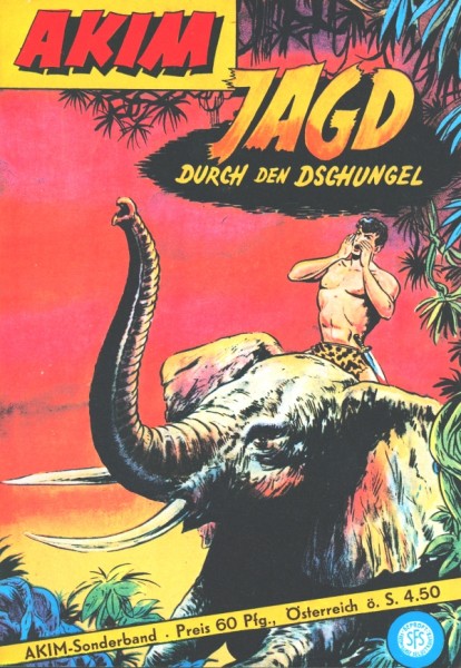 Piccolo-Sonderband (Hethke, Gb) Nr. 19 Akim: Jagd durch den Dschungel