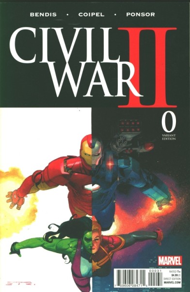 Civil War II (2016) Esad Ribic Variant Cover 0