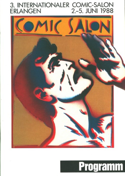 Comic Salon Erlangen (Zeitschrift,GbÜ.) Programm 3. Comic Salon 1988