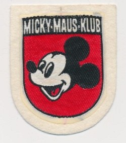 Micky Maus Klubartikel Ärmelwappen gestickt Aufnäher