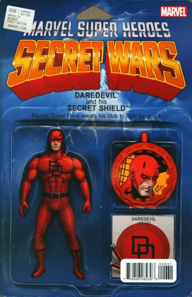 Secret Wars (2015) Action Figure Variant Cover 6