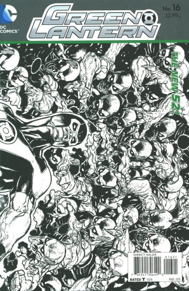 Green Lantern (2011) 1:25 Variant Cover 16