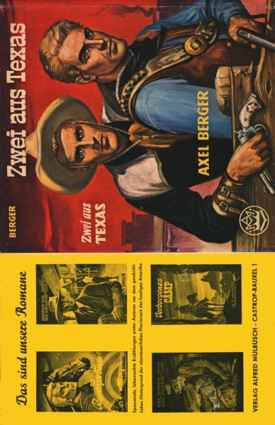 Berger, Axel Leihbuch SU Zwei aus Texas (Mülbüsch) nur Schutzumschlag