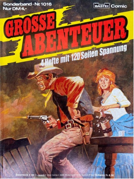 Grosse Abenteuer Sammelband (Bastei, Gb.) Nr. 1001-1021