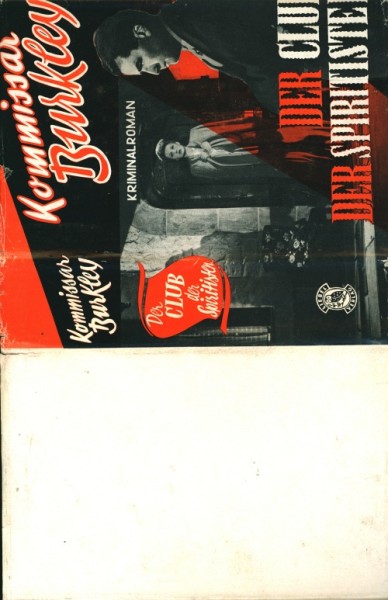 Kommissar Burkley Leihbuch SU Club der Spiritisten (Liebel) nur Schutzumschlag