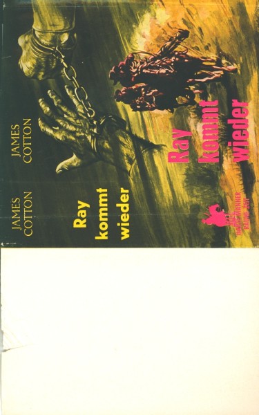 Cotton, James Leihbuch SU Ray kommt wieder (Ernst u. Evertz) nur Schutzumschlag