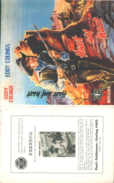 Colings, Eddy Leihbuch SU Hart auf hart (Feldmann) nur Schutzumschlag