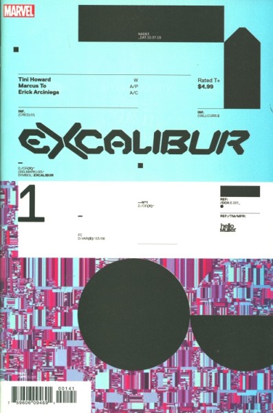 Excalibur (2019) 1:10 Variant Cover 1