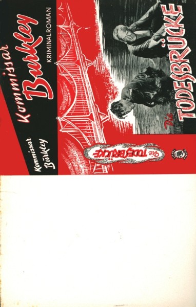 Kommissar Burkley Leihbuch SU Todesbrücke (Liebel) nur Schutzumschlag