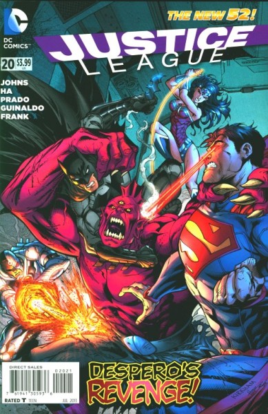 Justice League (2011) Howard Porter Variant Cover 20
