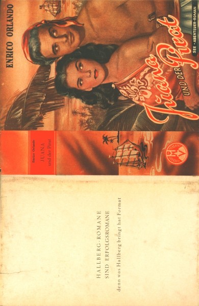 Orlando, Enrico Leihbuch SU Juana und der Pirat (Hallberg) nur Schutzumschlag