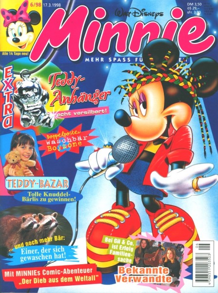 Minnie (Ehapa, Gbü.) Jhrg. 1998 Nr. 1-26