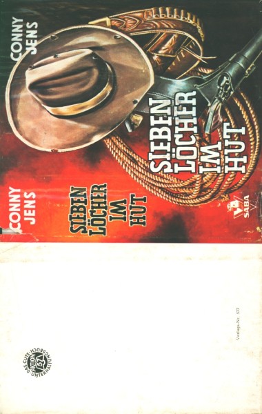 Jens, Conny Leihbuch SU Sieben Löcher im Hut (Saba) nur Schutzumschlag