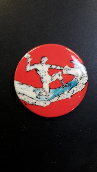 Marvel/DC Iceman/X-Men Anstecknadeln/Button