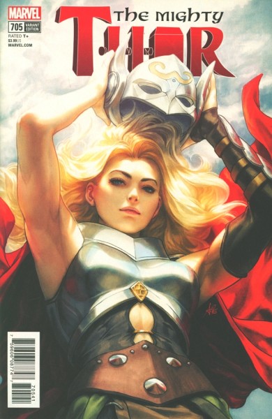 Mighty Thor (2017) Stanley Artgerm Lau Variant Cover 705
