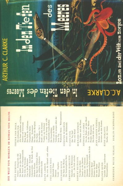 Clarke, Arthur C. Leihbuch SU In den Tiefen des Meeres (Weiss) nur Schutzumschlag