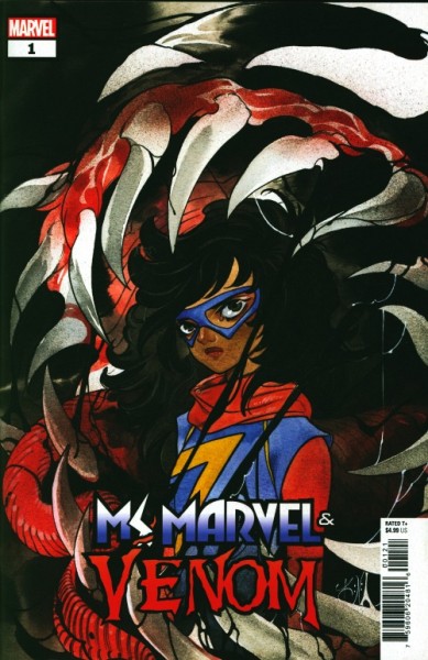 Ms. Marvel & Venom (2022) Peach Momoko Variant Cover 1