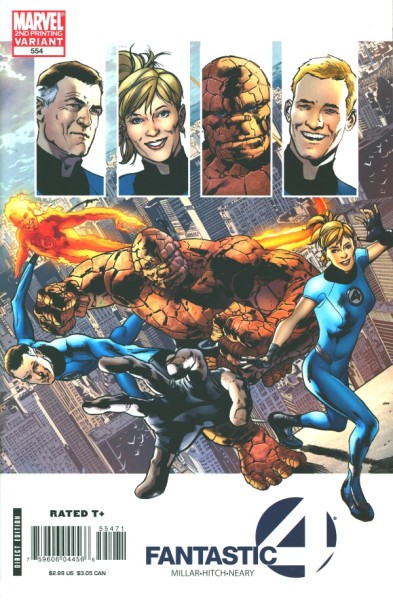 Fantastic Four (2003) 2nd Printing Variant Cover 554