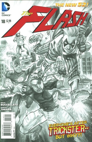 Flash (2011) 1:25 Variant Cover 18