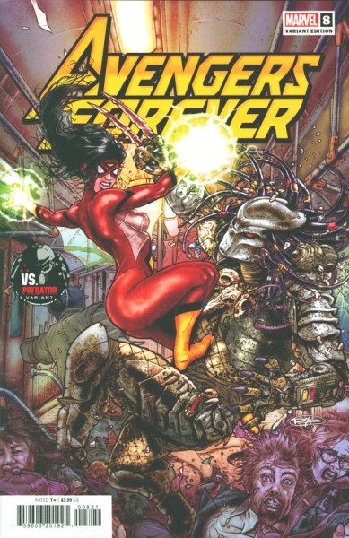 Avengers Forever (2022) Predator Variant Cover 8