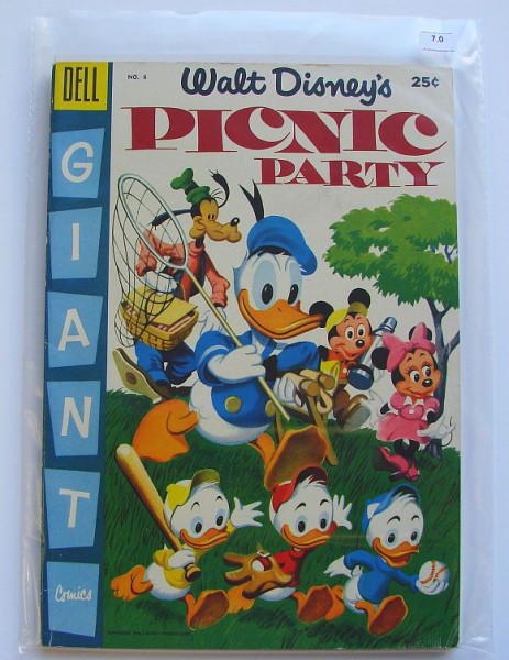 Dell Giant Comics - Picnic Party Nr.6 Graded 7.0