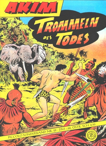Piccolo-Sonderband (Hethke, Gb) Nr. 28 Akim: Trommeln des Todes