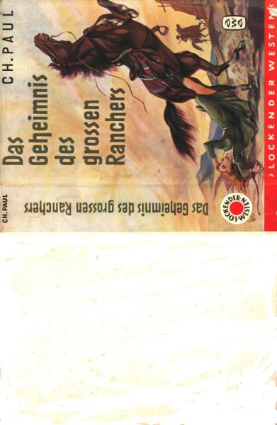 Lockender Westen Leihbuch SU Geheimnis des grossen Ranchers (Awa) Paul, Ch. nur Schutzumschlag