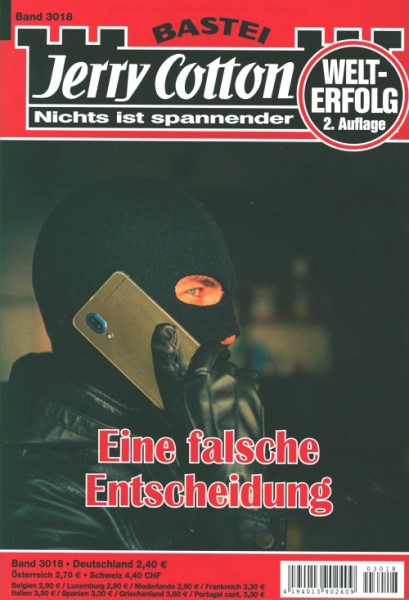 Jerry Cotton 2. Auflage 3018