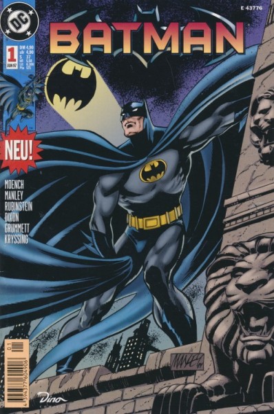 Batman (Dino, Gb.) Nr. 1-63 kpl. + Special Nr. 1-14 kpl. (Z0-2) in 16 Schubern