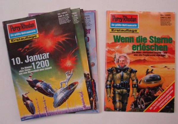 Perry Rhodan in 100er Paketen (Moewig) 1. Auflage Nr. 1600-1699 zus. (Z0-1)