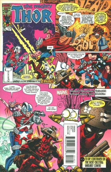 Deadpool (2016) Secret Variant Cover 14