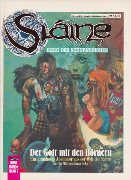 Bastei Comic Edition (Bastei, Br.) Slaine Nr. 1-3 kpl. (Z1-2)