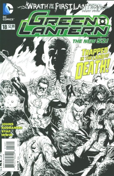 Green Lantern (2011) 1:25 Variant Cover 18