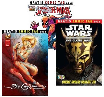 Gratis-Comic-Tag Komplett-Set 2012