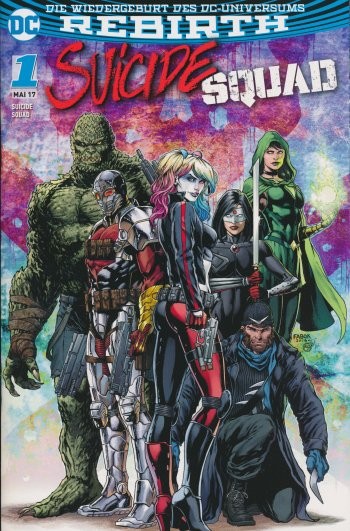 Suicide Squad (Panini, Gb., 2017) Nr. 1 Variant B