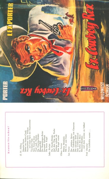 Porter, Lex Leihbuch SU Ex-Cowboy Rex (Bewin) nur Schutzumschlag