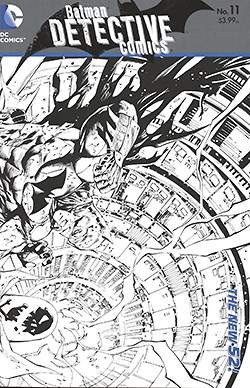 Detective Comics (2011) Black & White Variant 1:25 0-26