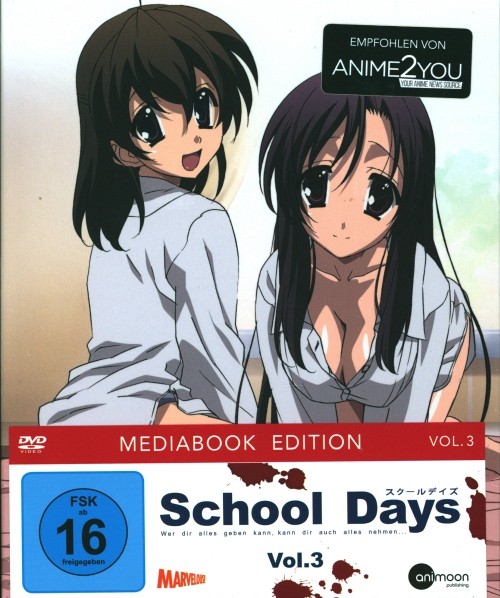 School Days Vol. 3 DVD Mediabook Edition