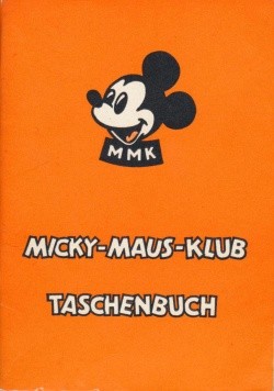 Micky Maus Klubartikel Taschenbuch orange