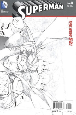 Superman (2011) Black & White Variant 1:25 0-24