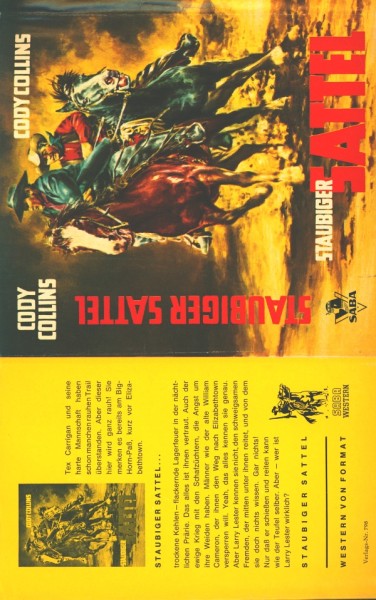 Collins, Cody Leihbuch SU Staubiger Sattel (Saba) nur Schutzumschlag