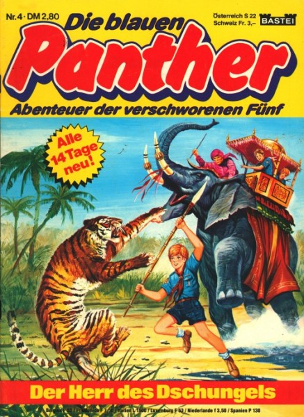 Blauen Panther (Bastei, GbÜ.) Nr. 1-22