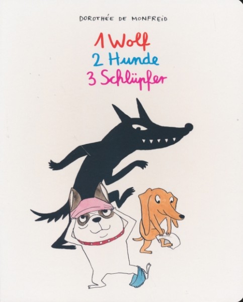 1 Wolf 2 Hunde 3 Schlüpfer (Reprodukt, B.)