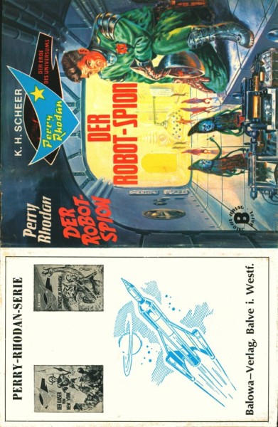 Perry Rhodan Leihbuch SU Robot-Spion (Balowa) nur Schutzumschlag