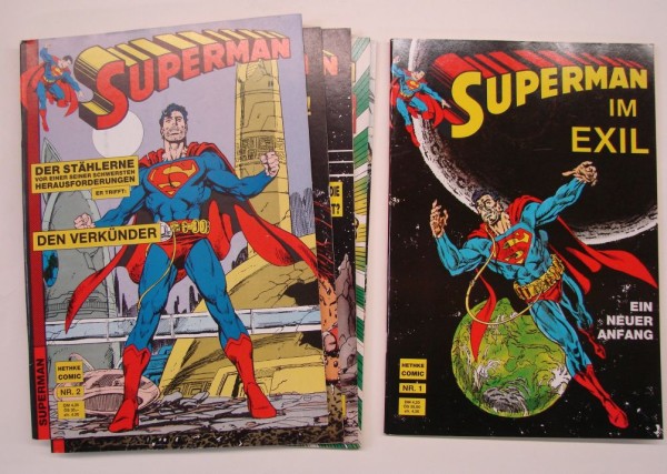 Superman (Hethke, GbÜ.) Nr. 1-6 kpl. (Z1)