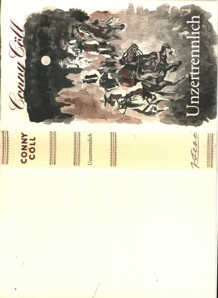 Conny Cöll Leihbuch ND SU Unzertrennlich (Kölbl) Nachdruck nur Schutzumschlag