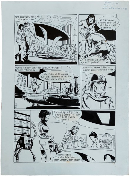 Originalzeichnung (1551) Atlan