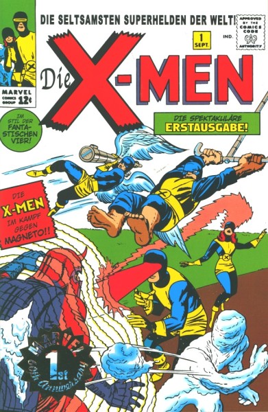 X-Men (Marvel, Gb., 1999, Nachdruck aus Jubiläums-Pack 6) Nr. 1 (mit Goldstempel / Gold-Stamp)