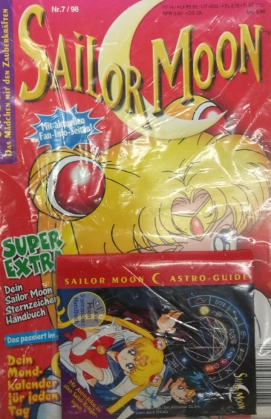Sailor Moon mit Beilage (Ehapa, Gb.) Jhrg. 1998 Nr. 7-15