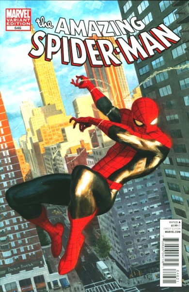 Amazing Spider-Man (2003) Paolo Rivera Variant Cover 646